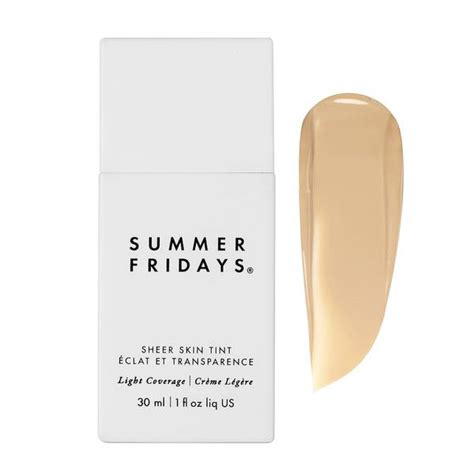 Summer fridays skin tint - Summer Fridays Sheer Skin Tint with Hyaluronic Acid + Squalane - Shade 3, Light with Golden Undertones (1 FL Oz) Visit the Summer Fridays Store. $42.00 $ 42. 00 ($42.00 $42.00 / Fl Oz) FREE Returns . Return this item for free. Free returns are available for the shipping address you chose. You can return the item for any reason in new and unused ...